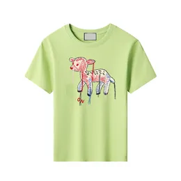 Luxe jongens meisjes designer kleding puur katoen korte mouwen T-shirt voor kinderen zomer 2023 nieuwe casual sport ouder-kind outfit CSD2310188