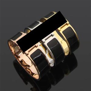 Bracelet de luxe créateur de bijoux créateur 18mm de large marque de luxe bracelet en émail bracelet de mode accessoires quotidiens pour hommes et femmes cadeaux