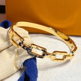 Luxe armband roestvrij staal charme armbanden heren dames merk brief vergulde kunstleer ketting liefhebbers ontwerper sieraden accessoires vakantie cadeau
