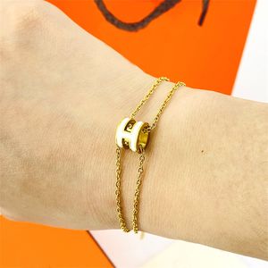 Luxe armbanden dames koppelen ketting bij hand roestvrijstalen mode sieraden geschenken voor vriendin accessoires groothandel