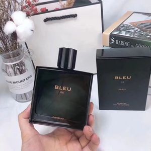 Marca de lujo 100 ml Bleu De Perfume pour homme spray buen olor largo tiempo duradero Blue Man Colonia Spray envío rápido gratis