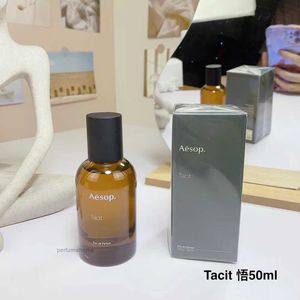 Luxe merk Aesop Tacit Parfum 50ml Miraceti Karst Geur 1.6fl.oz Mannen Vrouwen Eau de Parfum Langdurige geur EDP Keulen Hoge versie Kwaliteit Spray ParfumsFRMU