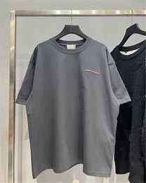 Luxe Merk Baal Hoge Kwaliteit Oversize NC T-shirts IA 22SS Summer Tee Brief Geborduurd Crack Paar Parijs Unisex O Hals T-shirt