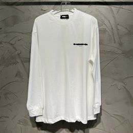 Marque de luxe Bale T-shirts nc surdimensionnés de haute qualité ia T-shirt imprimé à bande noire T-shirt unisexe ample