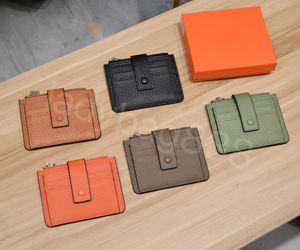 Luxury Brand Card Bag Wallet Visitekaart Holder Wallet Dames Wallet Designer Coin Wallet Box