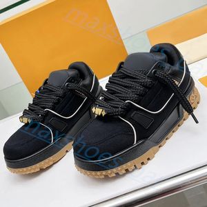 Brand de luxe Casual Shoe Designer Trainer Maxi Small Fat Ding Men and Women Sneakers Fashion Leather Donkey Brand Double Sneakers B22 M48
