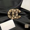 Marque de luxe Design broche strass broches pull costume apporté broche vêtements accessoires bijoux