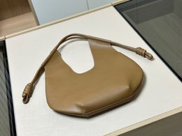 Borsa di marca di lusso 24ss nuova borsa paseo borsa con coulisse di qualità in pelle bovina tinta unita borsa di grande capacità