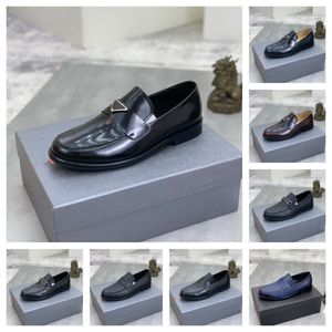 Luxe merkontwerper Zakelijke formele leren schoenen Heren Casual met pak Lage top Effen trouwschoenen Kleur Mode Oxford schoenen Puntige kantoorschoenen Maat 38-45