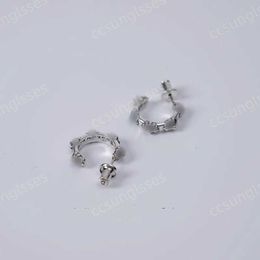 Boucles de marques de luxe Chromees Boucles d'oreilles coeurs Chromees Boucles d'oreilles pour femmes croix Jewerlry Old Mens Womens Earclasps Fashion Heart Ring Girl Girl Earp