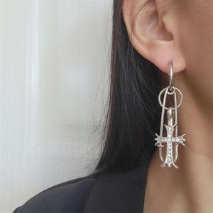 Boucles d'oreilles de marque de luxe pour femmes CH Chromes croix bijoux tempérament incrusté fille coeur oreille anneau Eardrop EarStud Valentine cadeau livraison gratuite CIDS