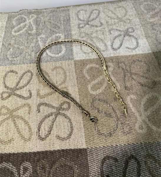 Diseñador de marca de lujo amor collar doble C letras 18k cadena chapada en oro moda mujeres niñas accesorios Compromiso regalo de joyería