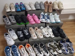 Luxe merk Designer Heren Dames Casual Schoenen Track 3 3.0 Triple wit zwart Sneakers Tess.s. Gomma leren nylon bedrukte sneakers