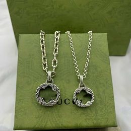 Collier de créateur de marque de luxe G, bijoux de luxe, pendentif de mode, non défini, pour femmes, de haute qualité, cadeau de Couple pour hommes