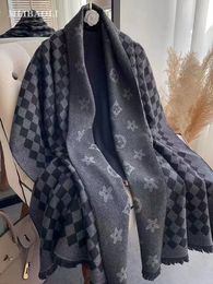 luxury brand Designer scarf knitted spring winter women scarf letter warm cashmere scarves shawls neck bandana pashmina 516768