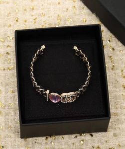 Bracelets de bracelets de bracelet en or 18k de marque de luxe brillant Bling diamant amour coeur bracelet fête du bracelet 7134544