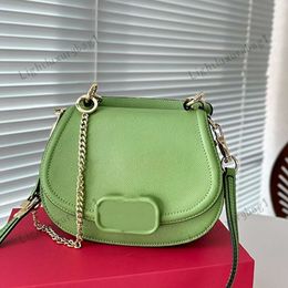 Luxe merkontwerper VSLING Tassen Klassieke kettingzadeltas Mode Crossbodytas Dames Halfronde schoudertas Leren handtassen Klassiekers Winkelen Portemonnees 231019