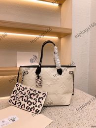Marque de luxe designer femmes sacs classique sac à main imprimé léopard avec portefeuille sac à bandoulière en cuir pochette paquet de soirée forfaits bandoulière