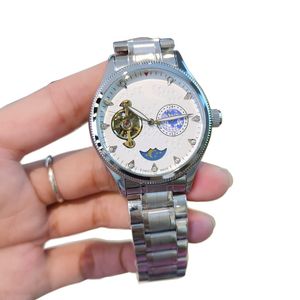 luxe merk diamanten herenhorloge mechanisch automatisch uurwerk gouden designer horloges hoge kwaliteit polshorloges voor mannen verjaardag kerstcadeau klok 40 mm wijzerplaat