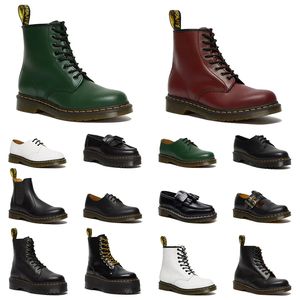 Brand de luxe Doc Martens AirWair Platform Womens Ankle Martin Boot High Dr Martins Designer Woman Boots OG 1460 JADON Smooth Nappa Leather Bootes Loafers Logs Chaussures