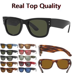 Luxe merk lenzenvloeistof MEGA zonnebril heren dames acetaatframe zonnebril voor mannelijk vrouwelijk met lederen doos