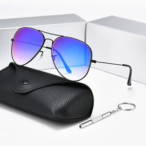 Marque de luxe mode hommes femmes lentille en verre dégradé lunettes de soleil miroir Gafas lunettes de soleil colorées