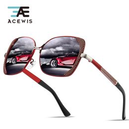 Gafas de sol polarizadas de moda de marca de lujo para mujer 2019 Nuevo diseño 6 colores Lady Driving Square Frame Gafas de sol 23X envío gratis