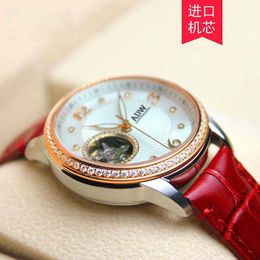 Marque de luxe femme designer mode diamant incrusté célèbre montre étanche montre mécanique lumineuse créative montre