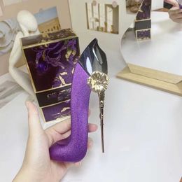 Luxury Brand Fragrance 80ml For Women High Heel Shoes Purple Color Edp Deep Smelling Perfume New Yord Hot Sell Dazzling Garden EAU DE PARFUM Natural Spary Stock New