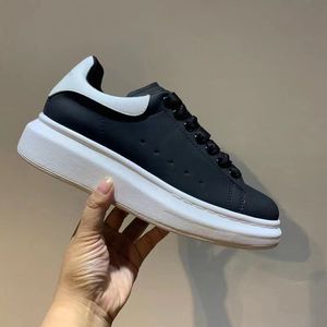 Marca de lujo, zapatillas de deporte informales con plataforma de piel auténtica para mujer, moda de otoño, zapatos deportivos vulcanizados para hombre, zapatos de pareja de talla 35-45