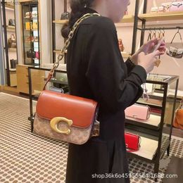 Sacs à main de marque de luxe designer sacs pour femmes nouveaux 1941 Edo Idol Chain Postman Womens Bag CM551 Saddle Single épaule Organe