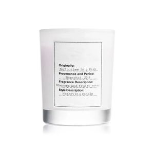 Brand de luxe Encens 165g Vibes de plage de la navigation de voile Perfume Candle Cologne Jazz Club par la cheminée lorsque la pluie cesse de se promener hivernale