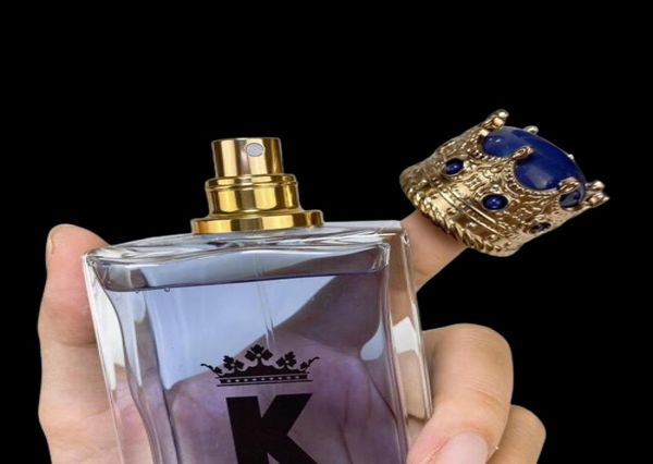 Brand de luxe King Crown Parfum Spray Cologne K Perfume 100ml homme charmant parfum Men de parfum Eau de Tobelette 33floz France 1811957