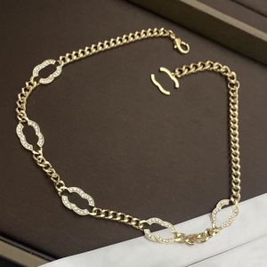 Luxury merkbrief hanger designer kettingen 18k goud vergulde roestvrijstalen ontwerpbrieven ketting sieraden vogue mannen dames mode accessoire cadeau