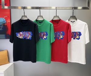Luxury Brand Letter Imprimer Femmes T-shirt 100 Coton Tshirt Summer Graphic Fashion Femme T-shirts femme Vêtements Livraison gratuite Balck blanc vert rouge quatre couleurs