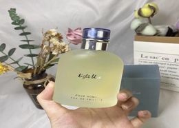 Luxury merk lichtblauwe mannen parfum 125 ml pour homme geur EDT goede geur langdurige hoge capaciteit topversie kwaliteit colog7779243