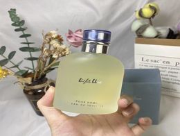 Luxury merk lichtblauwe mannen parfum 125 ml pour homme geur EDT goede geur langdurige hoge capaciteit topversie kwaliteit colog2145284