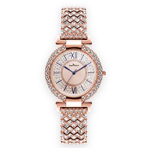Luxury merk mannen en vrouwen kijken naar roestvrijstalen riemliefhebber Kijk hoogwaardige designer Clock Women Dress Watch BESTE CADEA