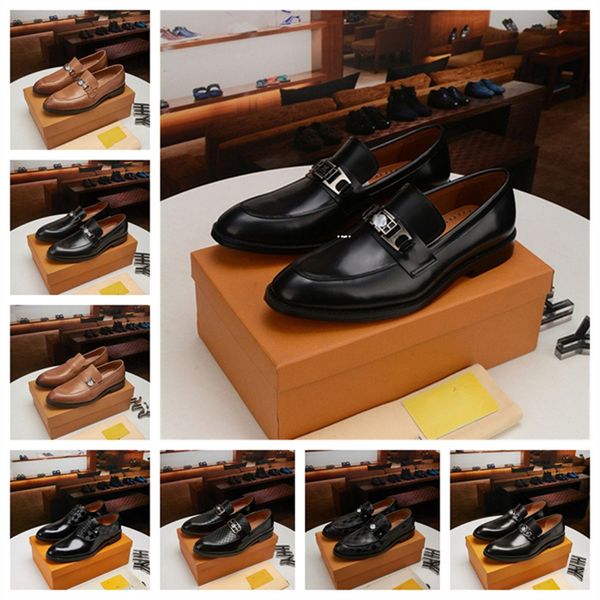 Zapatos con remaches de moda para hombre de marca de lujo, mocasines planos Punk negros de diseñador, zapatos de boda hechos a mano con pinchos para hombre, mocasines suaves, talla 38-46