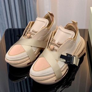Luxe merk heren sportschoenen catwalk officiële website dezelfde mode vergroten casual schoenen