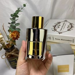 Perfume de sombra floral dorada para hombres y mujeres de marca de lujo METALLIQUE 100 ml Perfume de larga duración Perfume Unisex Spray Colonia Envío gratis