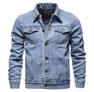 Luxury Brand Men039s Down Jacket Men Jeans Jeans Jeans Blue Blue Denim Coat