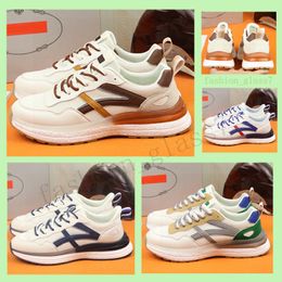 Luxe merk heren casual schoenen leer dikke zolen sportschoenen outdoor modetijdschriften hardloopschoenen comfortabele schuimrubber platform elastische schoenen