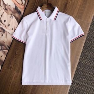 Marque de luxe Hommes Designer Polo T-shirt Mode d'été Respirant Revers à manches courtes Casual Top Polos Revers Jarretière Impression Top Qualité Lit