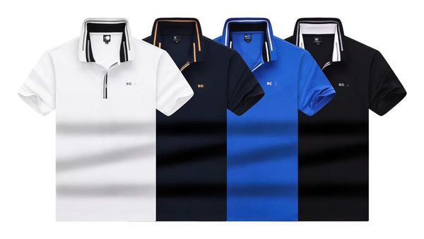 Marca de lujo para hombre diseñador polo camiseta verano moda transpirable manga corta solapa casual top M-3XL # 01