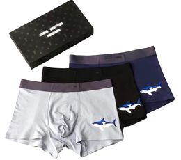 Ropa interior de la marca de lujo Bue Bue Casidine Casswear Dolphin Boxer Shorts 3 piezas por caja para ropa interior cómoda y transpirable