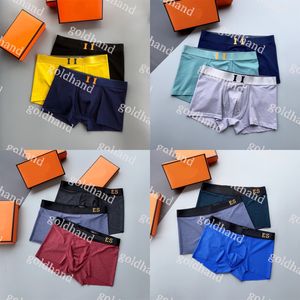 Luxury Brand Mens Underwear Sous-pants de haute qualité Silk Sport Fashion Sport Boxers Boîtres