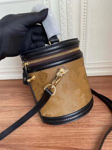 Marque de luxe vieille fleur seau sac concepteur de haute qualité en cuir simple sac à main mode femmes élégance épaule sac à bandoulière portefeuille avec boîte modèles classiques