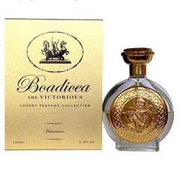 Nieuwe aankomst Boadicea de zegevierende geur Hanuman Golden Aries Valiant Aurica 100ML Brits koninklijk parfum Langdurige geur Natuurlijke parfumspray Keulen