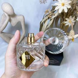 Luxemerk parfum voor vrouw rozen op ijs dame geur kloon parfum edp 50 ml spray geur 1.7fl.oz body mist natuurlijke anti -transpirant deodorant sweety